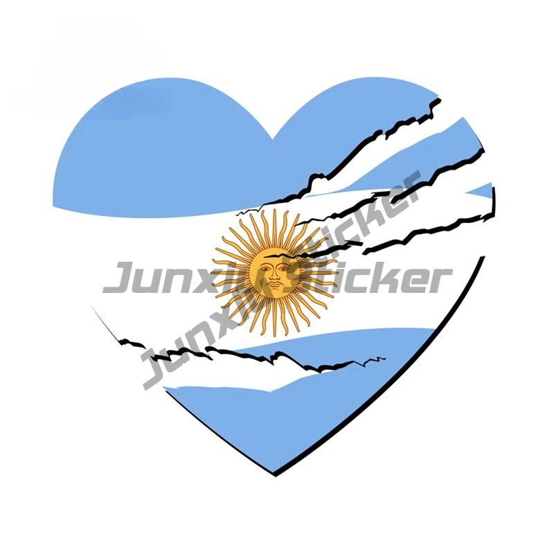 

Argentina Love Car Stickers Surfboard Windshield Vinyl Car Accessories Decal Caravan Sunscreen