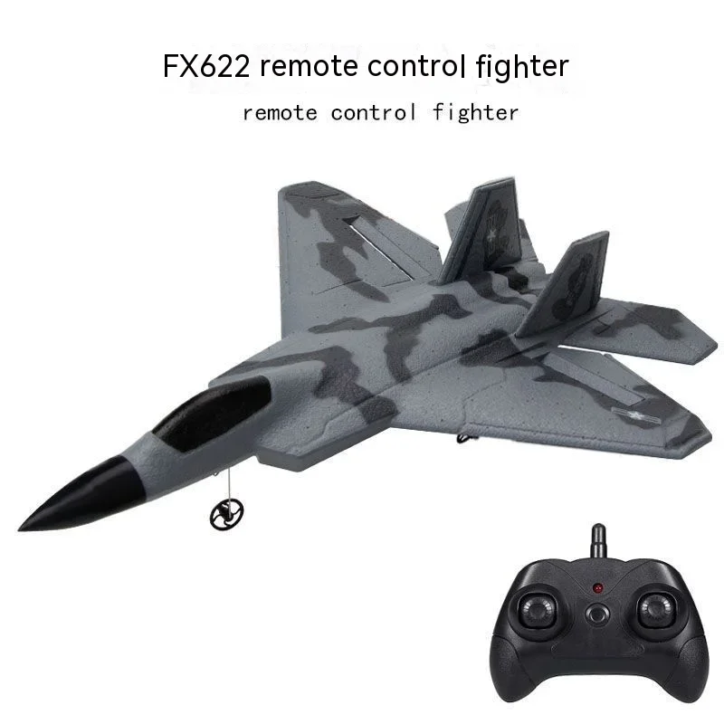 

Fx-622 Fighter F22 Remote Control Aircraft Fixed Wing Glider Fall Resistant Foam Electric Model Aircraft Toy