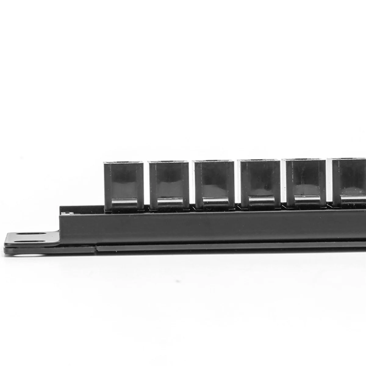 19Inch 1U Cabinet Rack Pass-Through 24 Port CAT6 Patch Panel RJ45 contact port Modular Frame Z