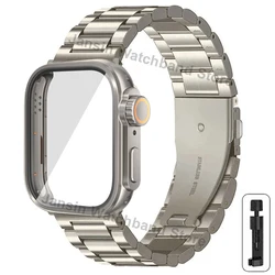 Premium Stainless Steel Wristband for Smartwatch - Ultra Case Included (Starlight - Starlight)