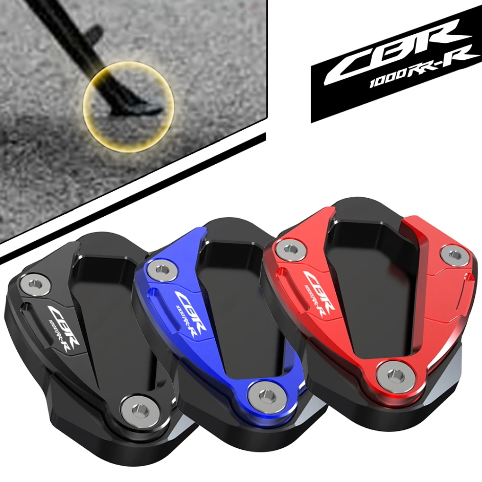 

FOR HONDA CBR1000RR-R SP Fireblade 2020-2025 2024 2023 Motorcycle Kickstand Foot Side Stand Extension Pad Support Plate Enlarge