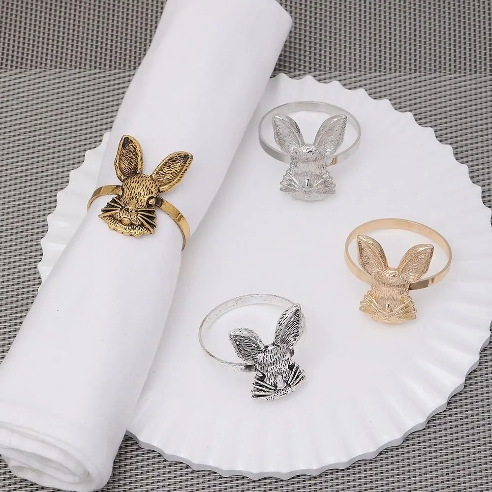 

Table Decoration Easter Napkin Rings Towel Holder DIY Napkin Holder Buckles Kitchen Gadgets Party Supplies