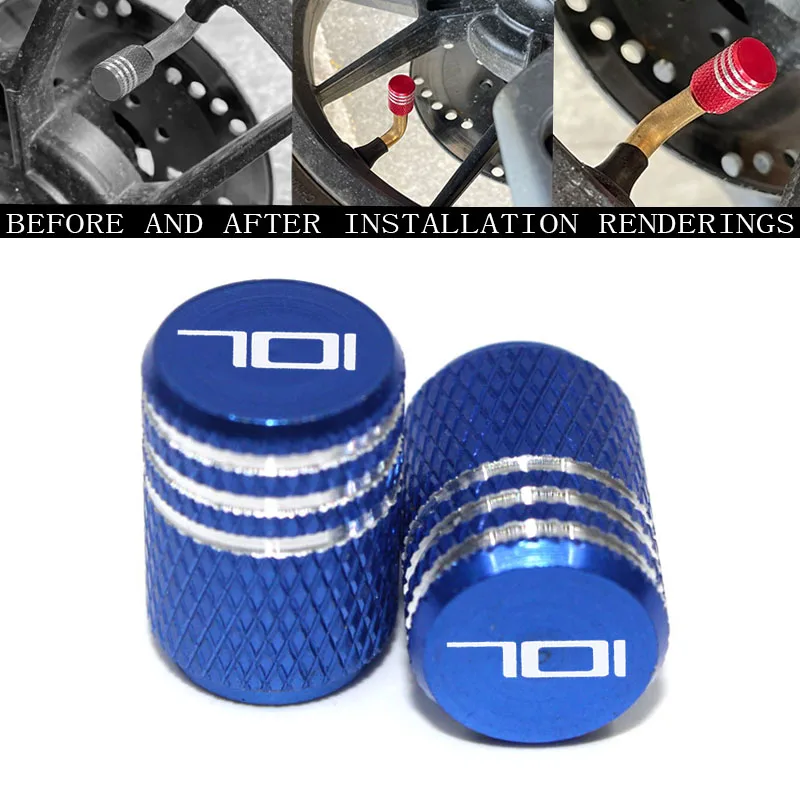 Per Husqvarna 701 Accessori Moto Supermoto Ed Enduro Pneumatici Per Ruote Tappi Stelo Valvola In Alluminio Cnc Coperture Ermetiche