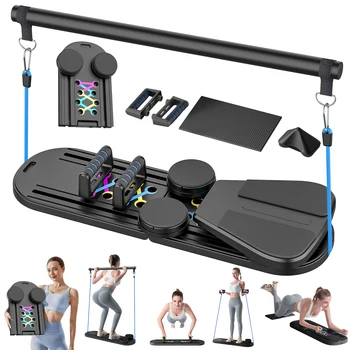 Professional Ab Wheel with Knee Pad, Double Wheel Abdominal Exercise Roller for Home Gym Core Workout & Strength Training