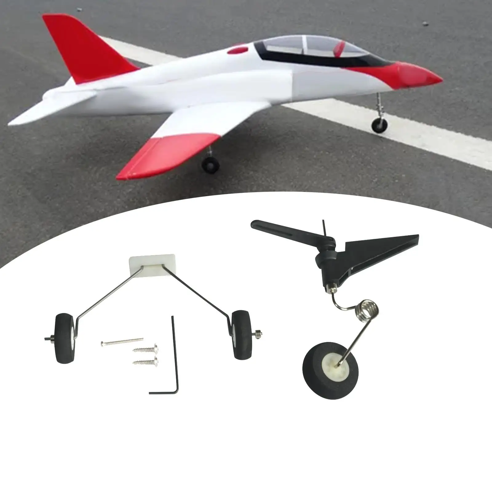 

Комплект шасси, замена кронштейна для профессиональных моделей самолетов, аксессуары для радиоуправляемых моделей самолетов, планеров, стальных проводов, шасси