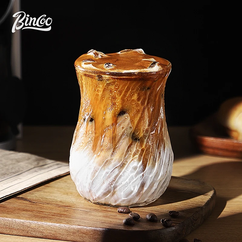 بينكو فنجان قهوة زجاجي مضلع