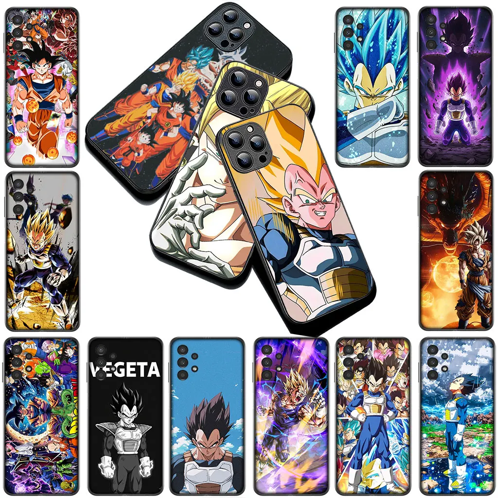 Dragon-Themed Soft Phone Cover - Goku & Friends Design