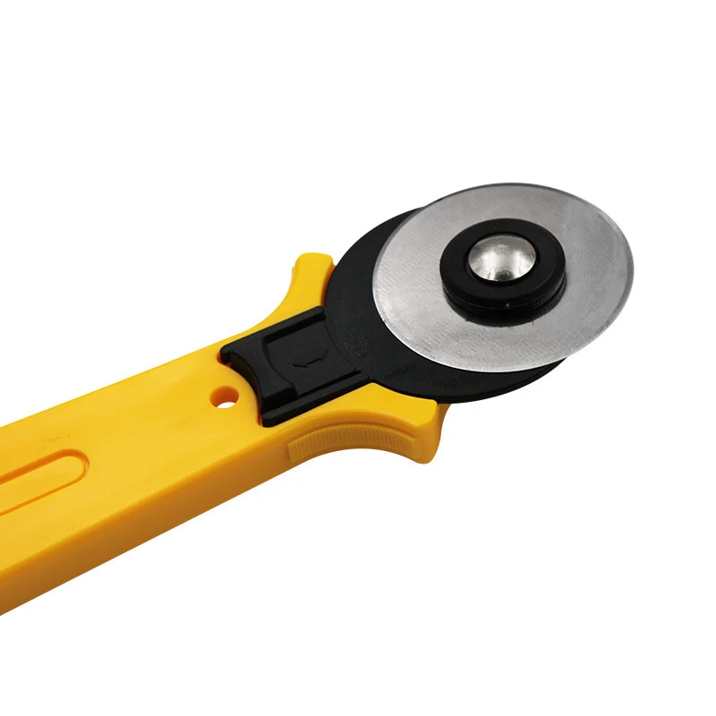 20pcs 45Mm Cutting Round Cutter Wheel Cutting Round Roller Knife Patchwork Hob Yellow