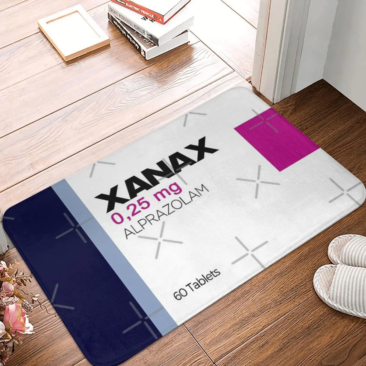 Xanax 60X40Cm Tappeto Tappetini In Poliestere Retro Doorway Indoor