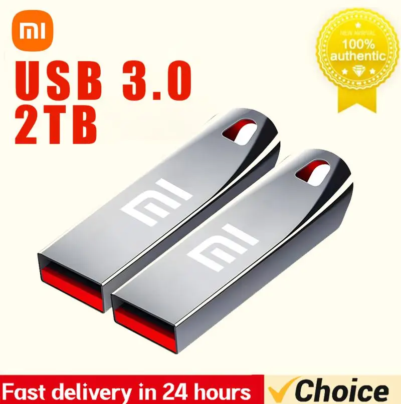 Xiaomi Usb Flash Drive 2Tb Otg Metal Usb 3.0 Pen Drive Key 1Tb 512Gb Tipo C Pendrive Ad Alta Velocità Mini Flash Drive Usb Memoria