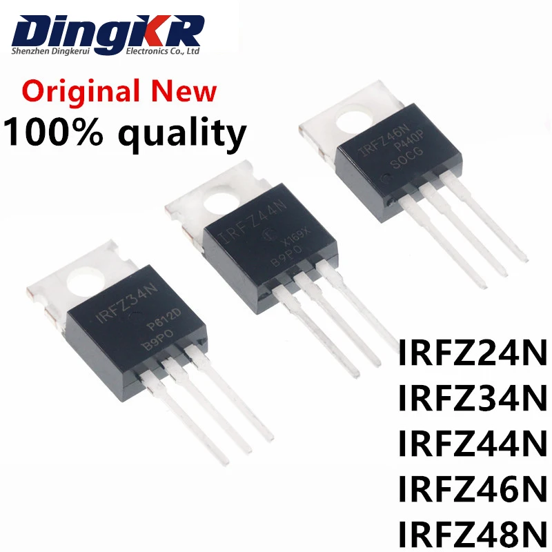10pcs IRFZ48V Power MOSFET Transistors - TO-220 Package For Electronics Projects 4 thumbnail image