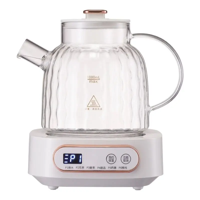 1L Electric Kettle Stewing Kettle Reservation Keep Warm Office Smart Kettle Multi-functional Tea Maker 0 100c intelligent smart functional world premiere hot cold water 15kg ice maker water dispenser