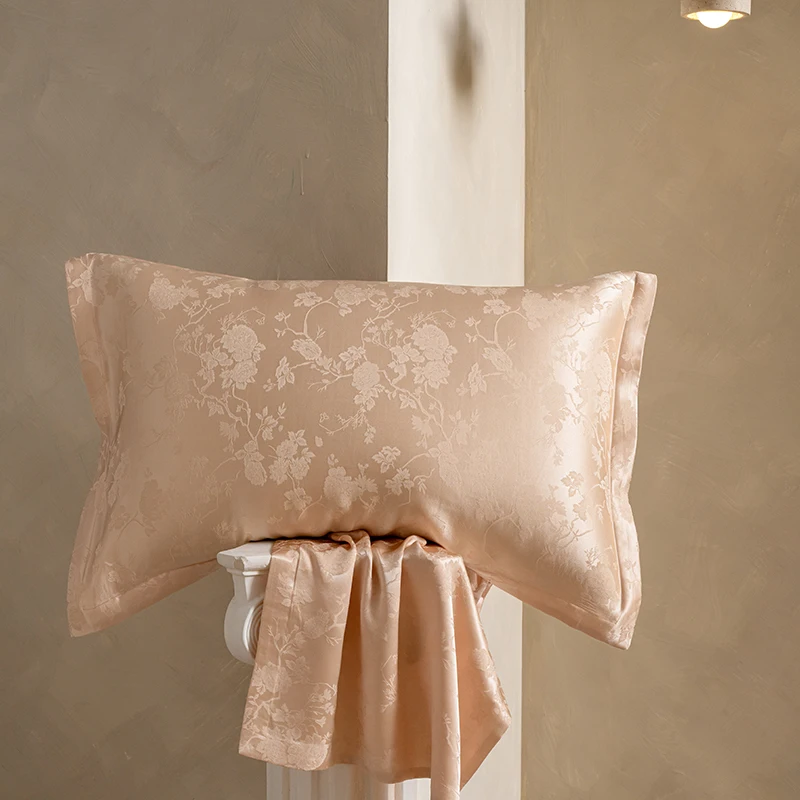 Luxurious 100% Natural Mulberry Silk Pillowcase - Premium 22MM Silk for Hair & Skin Health, Oeko-Tex Certified