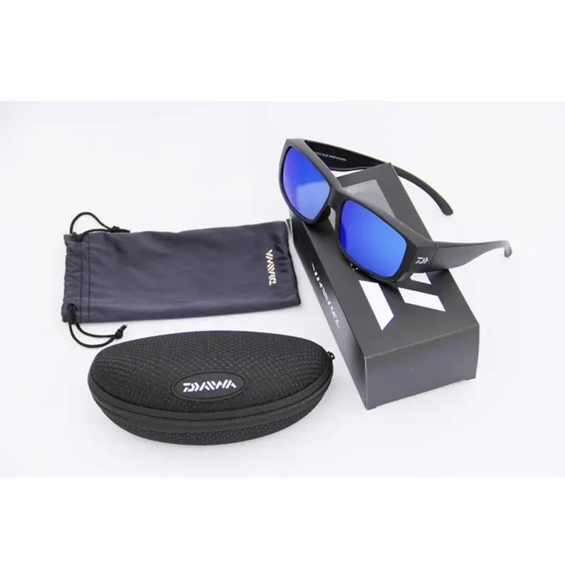 Original Daiwa polarisierte Angel brille Out sports Sonnenbrille UV-Schutz Anti-Blaulicht klar Vision Radfahren Wandern