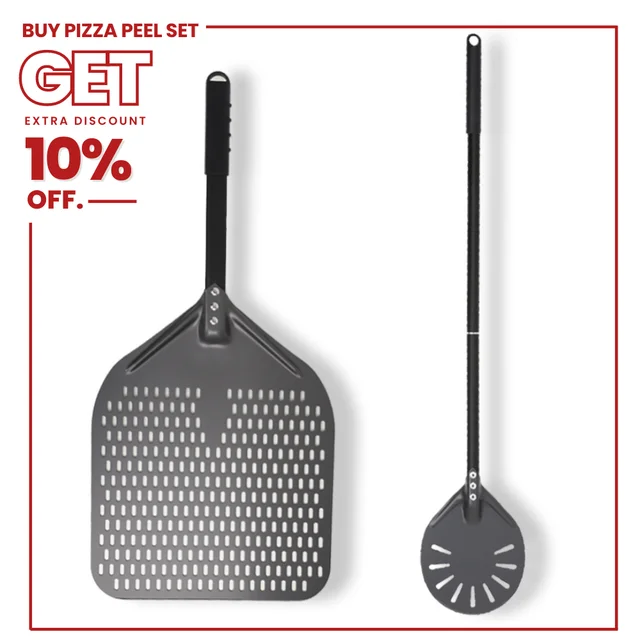 9 Inch Pizza Turning Peel&Pizza Oven Brush&Ash Rake 3 Piece Set Wood Fired  Commercial Pizza Oven Utensil Cleaning Accessories - AliExpress