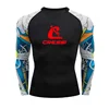 Mens Long Sleeve Rashguard Upf 50 Sun Protection Surf Shirt Quick Dry Breathable Swimming Tight T-shirt Summer 2023 Gym Clothes 4
