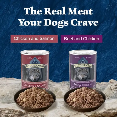 Wilderness Beef and Chicken and Salmon and Chicken Wet Dog Food Variety 6 Pack, 12.5oz Cans - Image 4