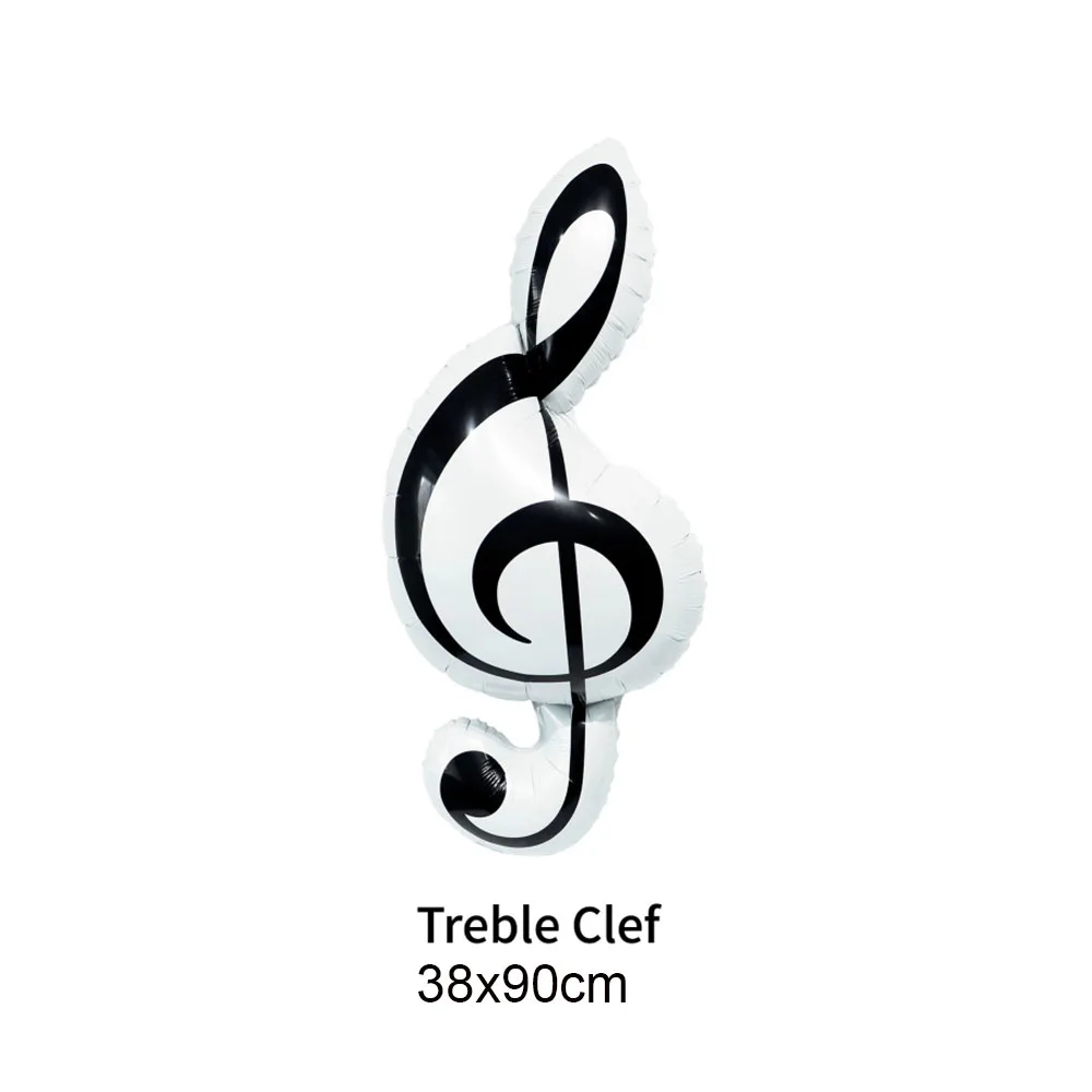 Music-Themed Party Supplies: Black Musical Note Disposable Tableware Set