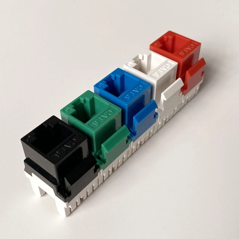 RJ45 커플러 인라인 어댑터 키스톤, Cat6 케이블 연장기용 네트워크 커넥터