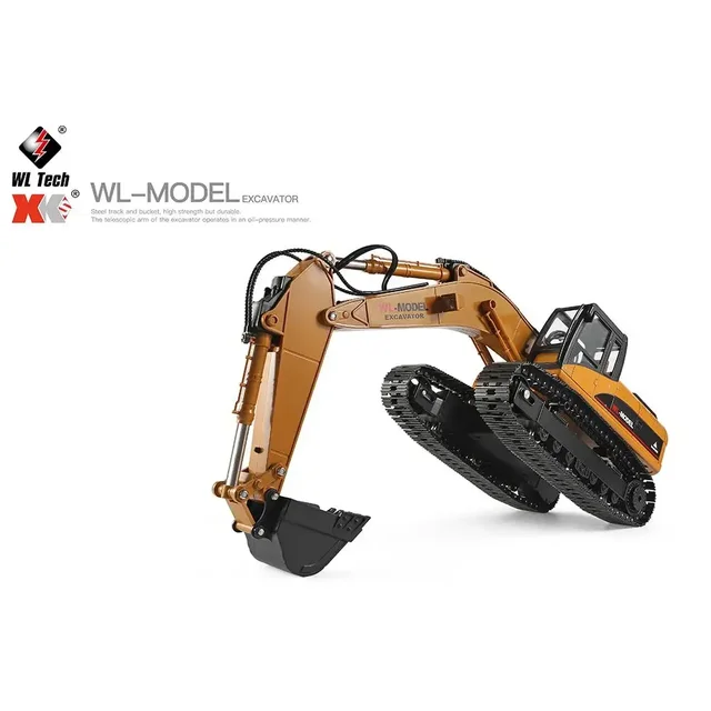 wltoys 16800 excavator ショベルカー Wltoys 16800 1/16 RC Excavator Truck - 2.4G 23CH Metal Digger