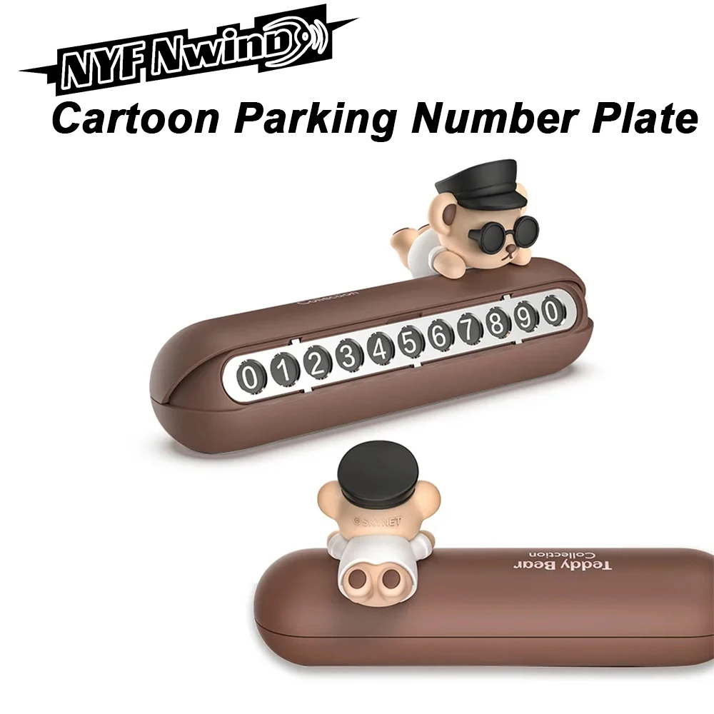 Car Temporary Parking Card Hidden Switch