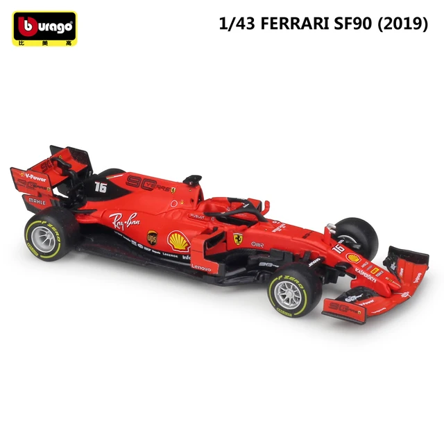 2021 Ferrari SF21 Bburago Diecast 1:43 Car Metal F1 Model Car Formula One Toy Racing Car Formula 1 Alloy Toy Vehicle Collection 5