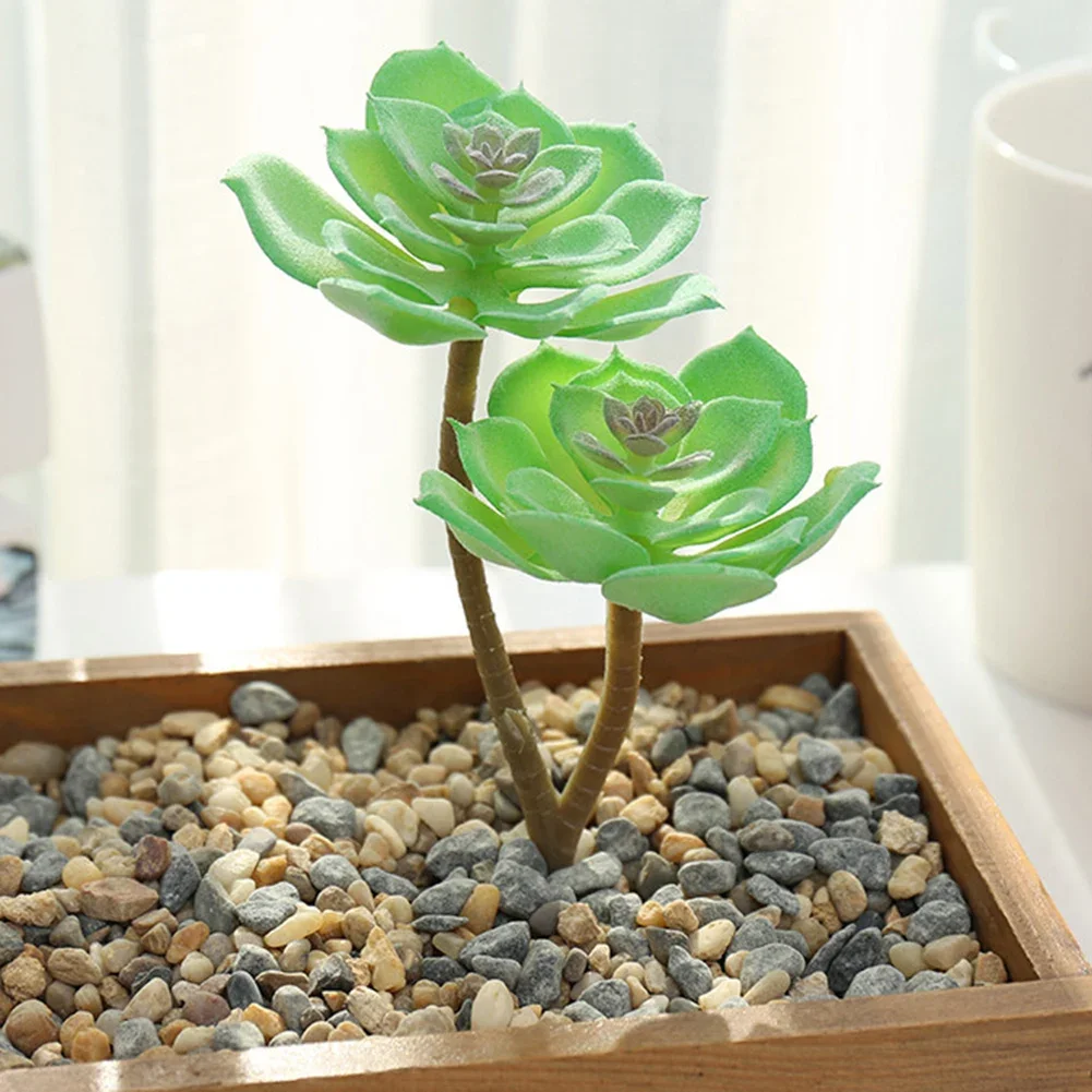 Mini Künstliche Sukkulenten Strömten Simulation Pflanze Gefälschte Kaktus Lotus Landschaft Dekorative Ornamente Home Garten Decor – Detail 26
