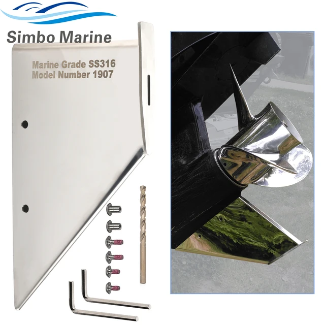Stainless Steel Skeg Guard Replacement For Mercury Mercruiser Alpha I 1985-1990 – 27021 Safe-Skeg Protection Kit