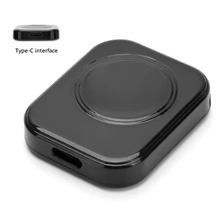 Magnetic Wireless Fast Charger with Type C Cable (Black Type C Port)