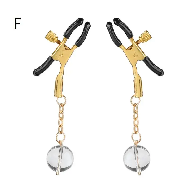 Sex Pearl Petals Breast Nipple Clamps Woman Sexy Adjustable Nipple Clip With Bells Adult Toys Stimulate Clips Sex Slaves Toys_voghion.com