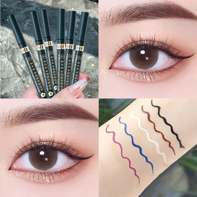 

Colorful Eyeliner Waterproof Long Lasting Liquid Eye Liner Pen Fashion White Blue Eyeliner Pen Eye Makeup Cosmetic Wholesale