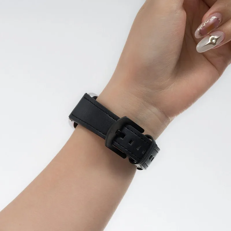 Premium Leather Strap Replacement for Sports Watch - Elegant Wristband Accessory