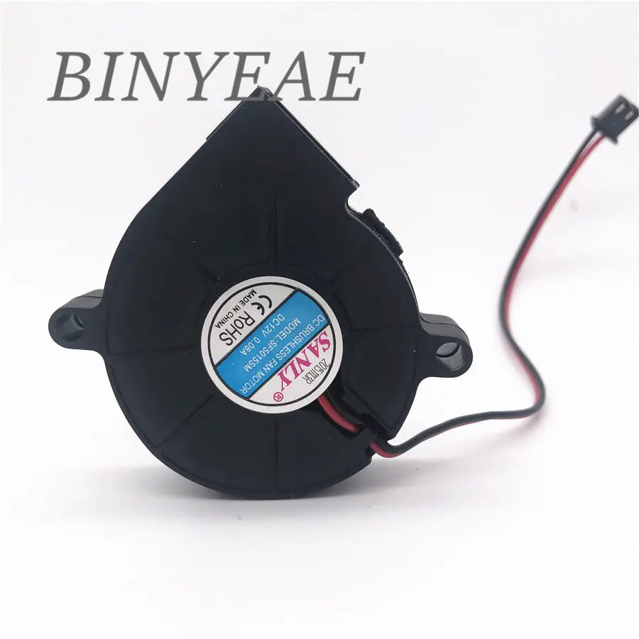 

SANLY SF5015SL SF5015SM 12V 0.06A 0.08A 5cm 5015 50x50x15mm industrial blower for Humidifier server cooling fan 2PIN