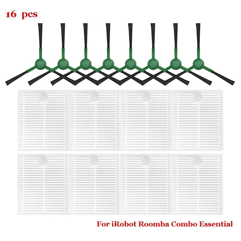 Roomba Combo Essential Vacuum Cleaner Accessory Kit: Brushes, HEPA Filter, and Mop Replacement Parts
