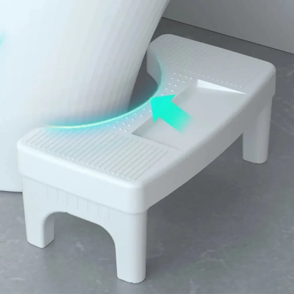Slip Toilet Footstool-Waterproof, Durable, Quilted Comfort Design for Enhanced Bathroom Hygiene & Adult Squatting Support