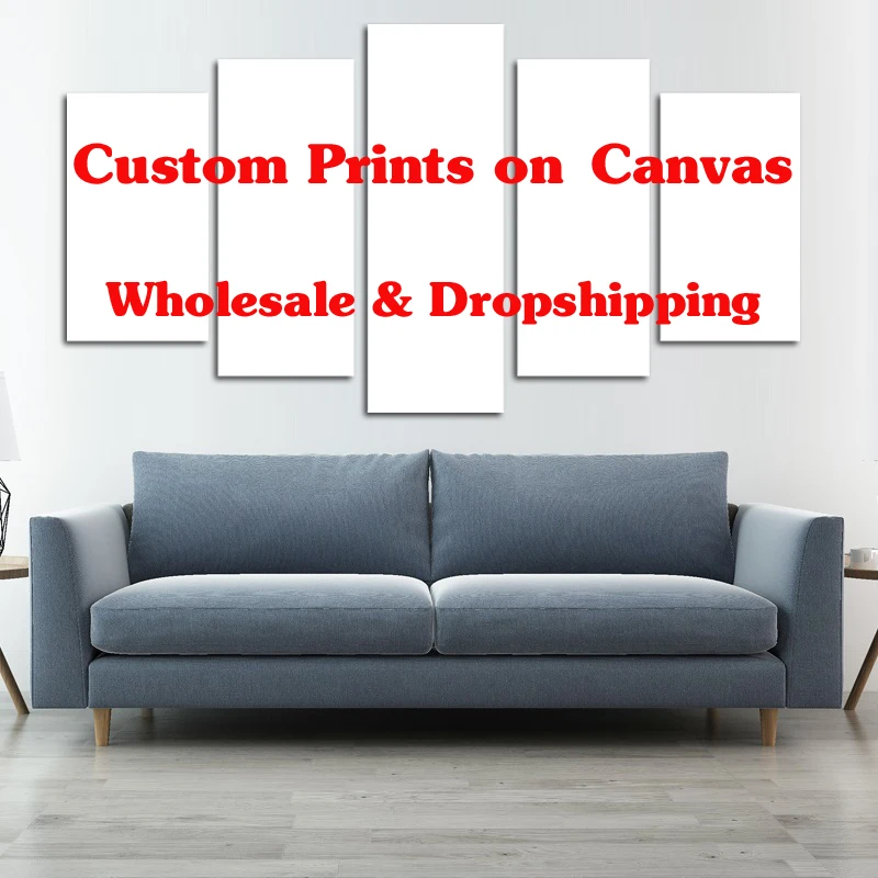 Custom Print Your Picture on Canvas Multi Panels Canvas Wall Art Painting Print on Demand