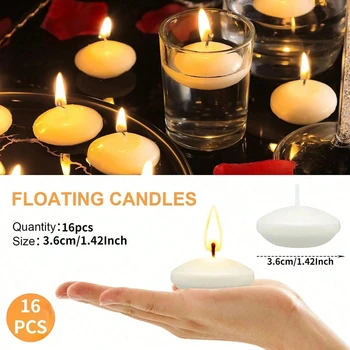 Floating Disc Candles Set 3