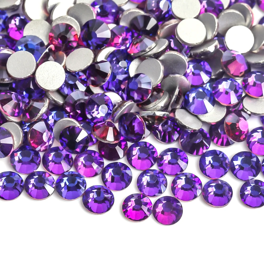 Sapphire & Aquamarine 3D Nail Art Rhinestones – Glass Crystal Decorations