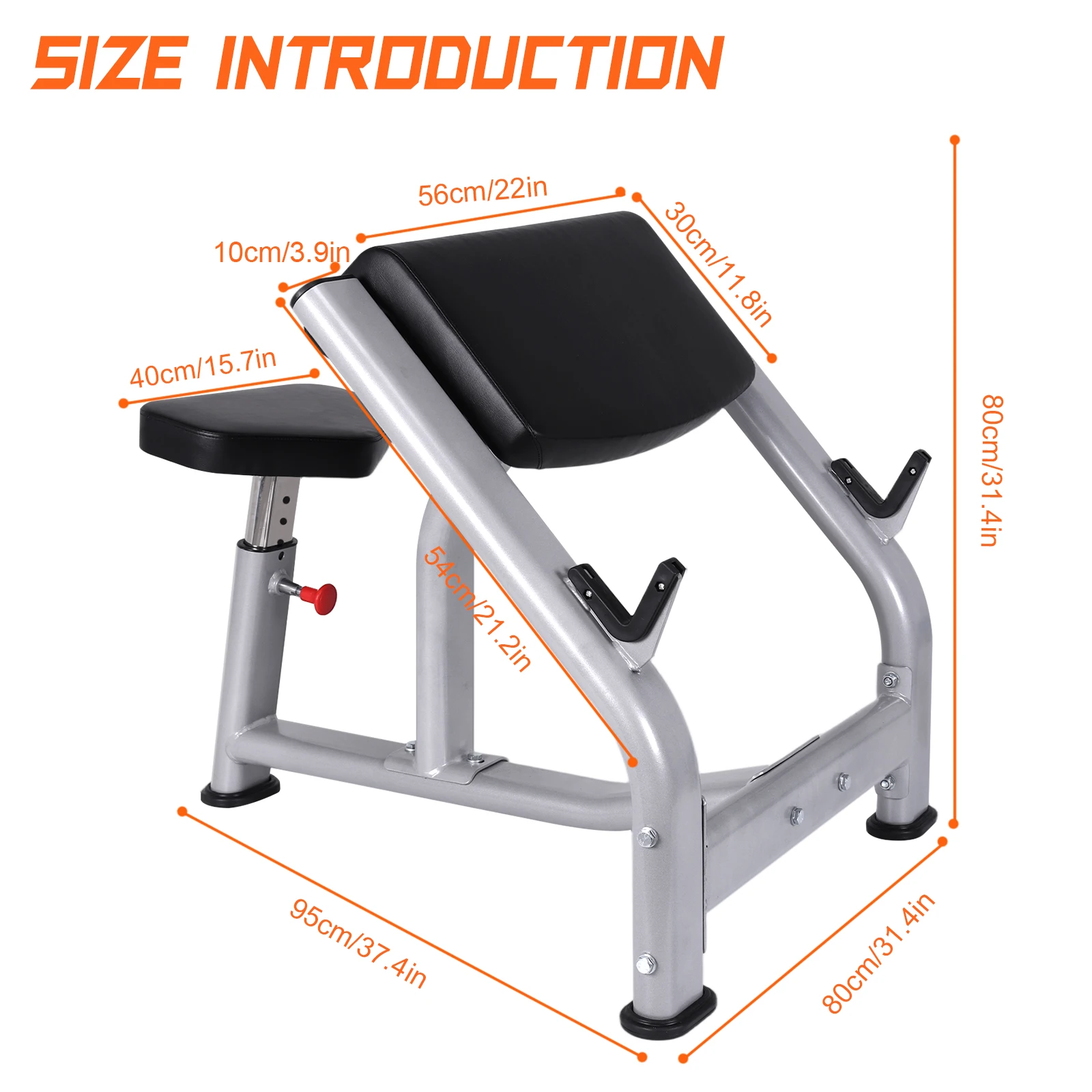 Metal Home Gym Strength Training Fitness Equipment Adjustable Bench