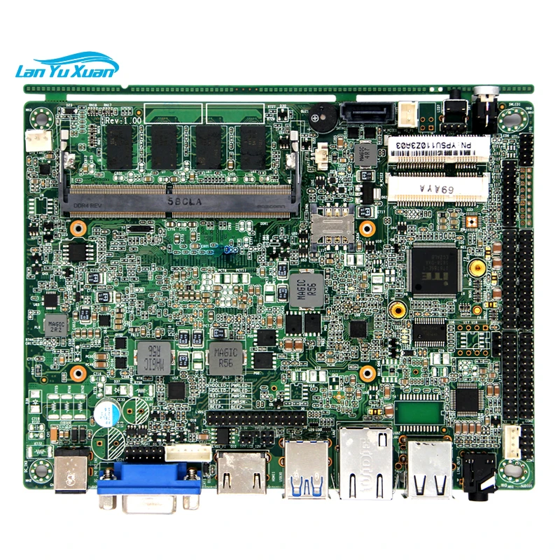 

Core 6th Skylake i3/i5/i7 embedded Chipset industrial PC motherboard On board 8gb DDR4 Memory