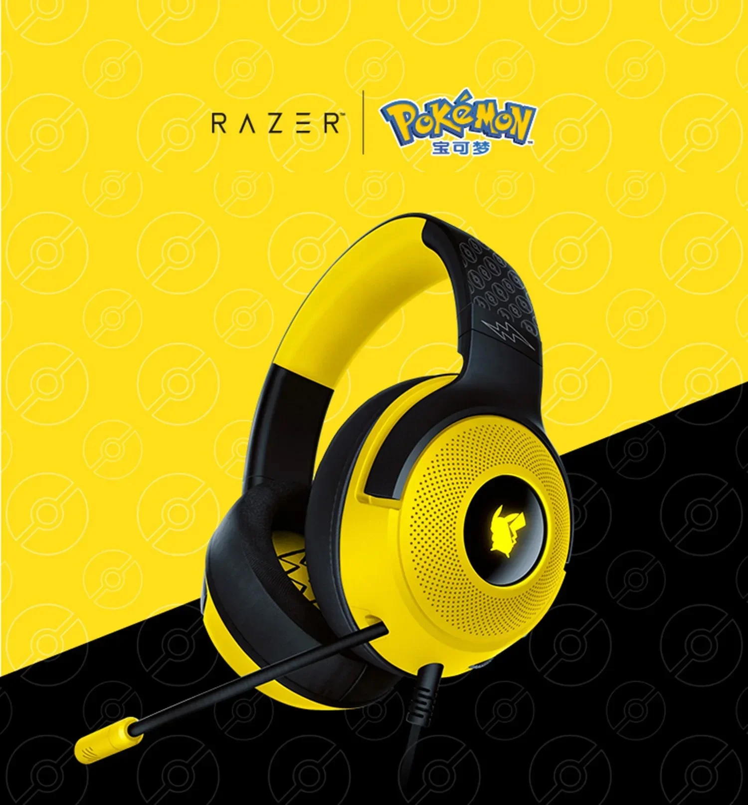 Razer Kraken V3 X Ediz. Limitata Pokémon Gengar/Kuromi – Cuffie USB Cablate