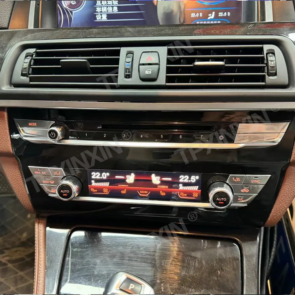 車のLCDタッチスクリーン,エアコンパネル,BMW 5シリーズ,f10,f18,2010