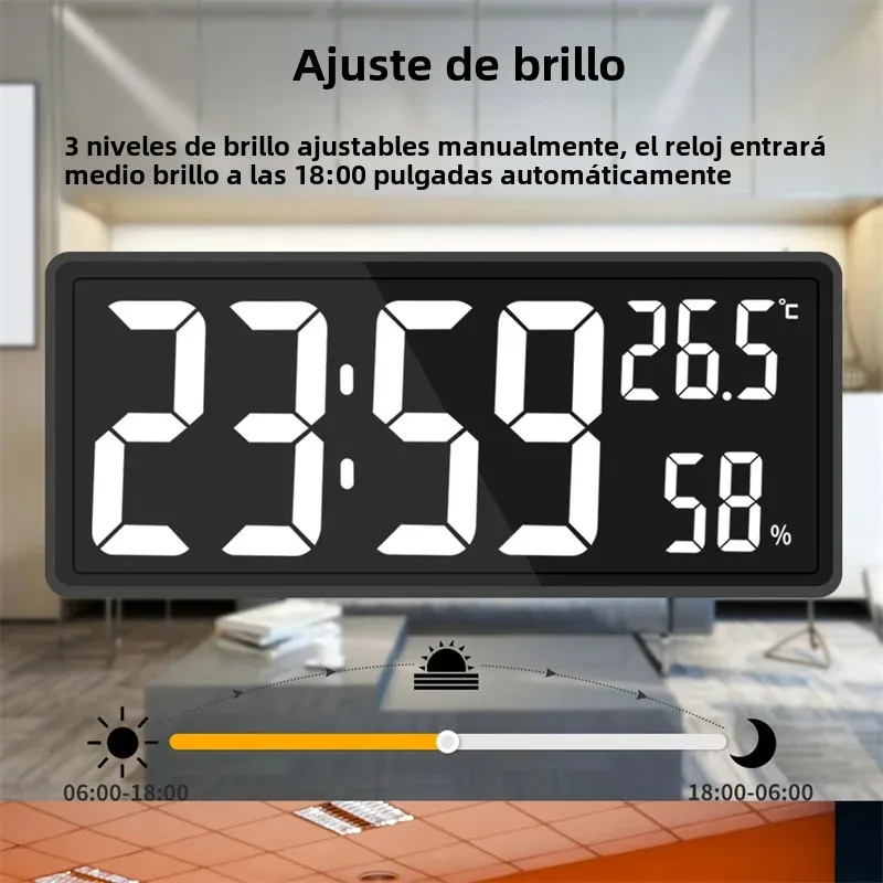 HOT Alarmas Reloj Pared Grande Digital Reloj De Pared Digital