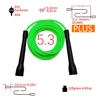 JR006 CC HANDLE  3.2m (rope between handles) x 5mm 5.3mm 6mm  pvc 11ft skip jump rope 3