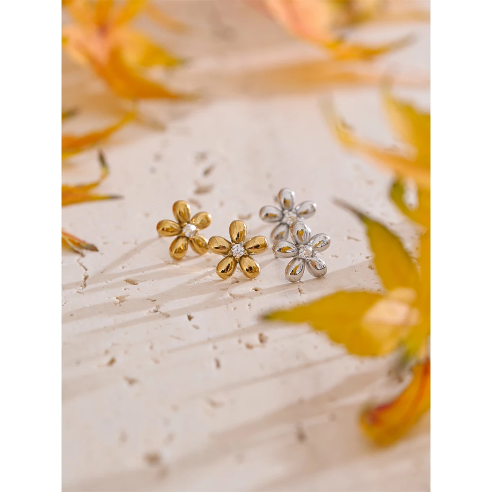 Yhpup Stainless Steel Earrings for Women