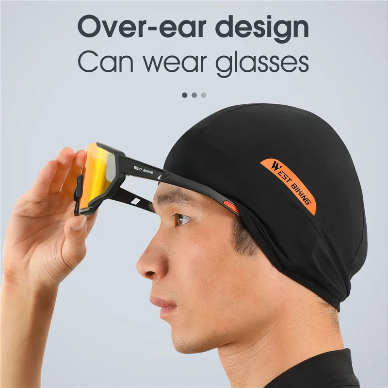 WEST BIKING Summer Ice Silk Cycling Cap Men Breathable Quick-drying Helmet Lined Sports Headwear Motorcycle MTB Road Bicycle Hat
