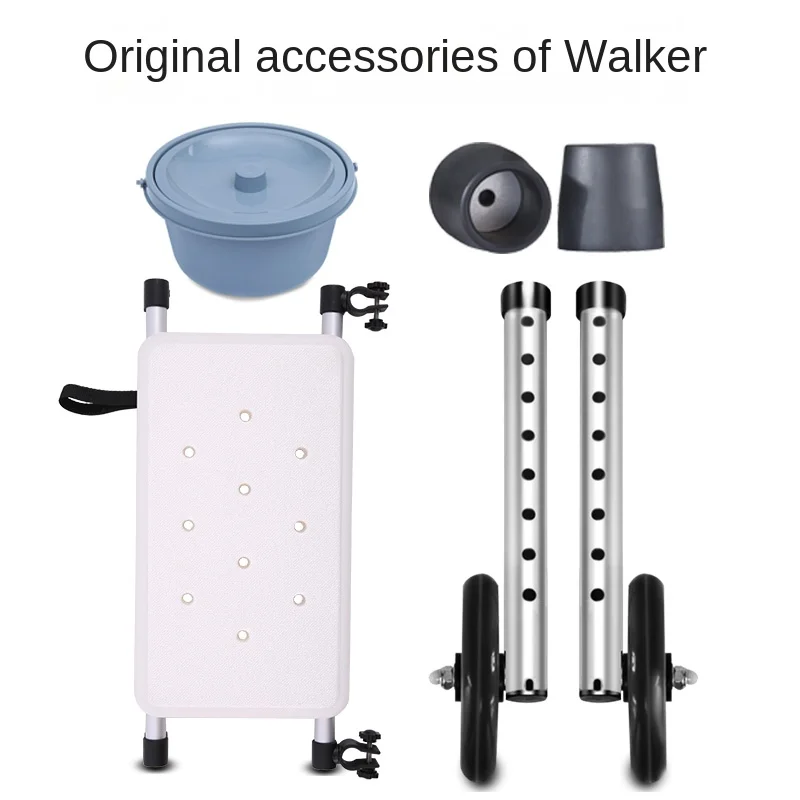 

Walker Accessories Castor Wheel Foot Cushion Sitting Bath Plate Walking Aids Walking with Wheels and Seat Fracture Crutch