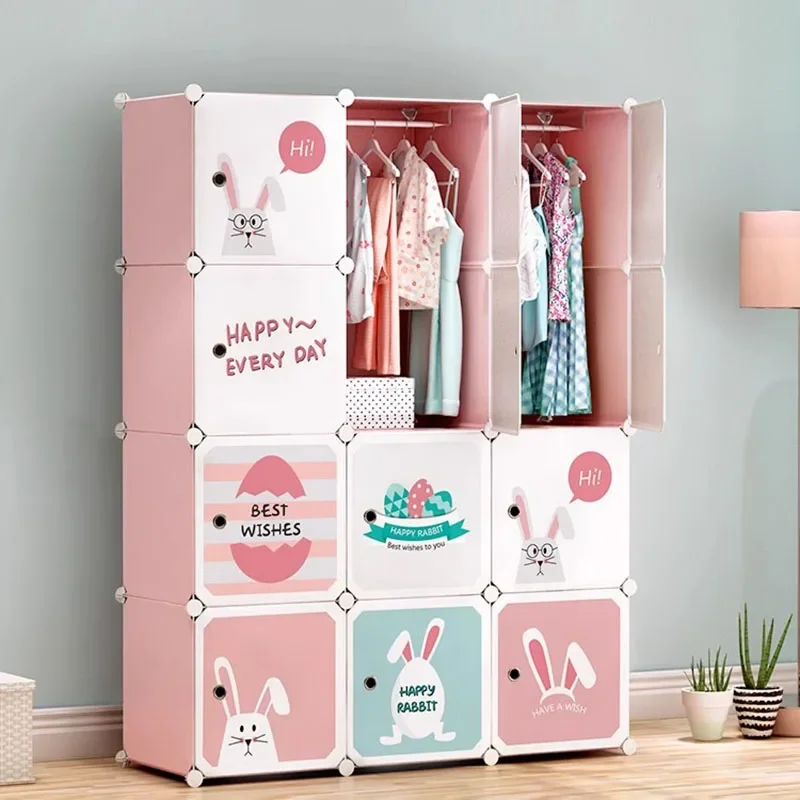 Space Saving Mini Closet Cheap Portable Exterior Garden Modular Minimalist Modern Open Wardrobe Placard Ropero Trendy Furniture 3