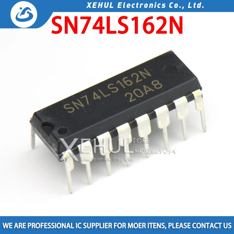 

10Ppcs /50pcs /100pcs Free shipping SN74LS162N SN74LS162 74LS162N DIP-16 HD74LS162P 74LS162P 74LS162 new original