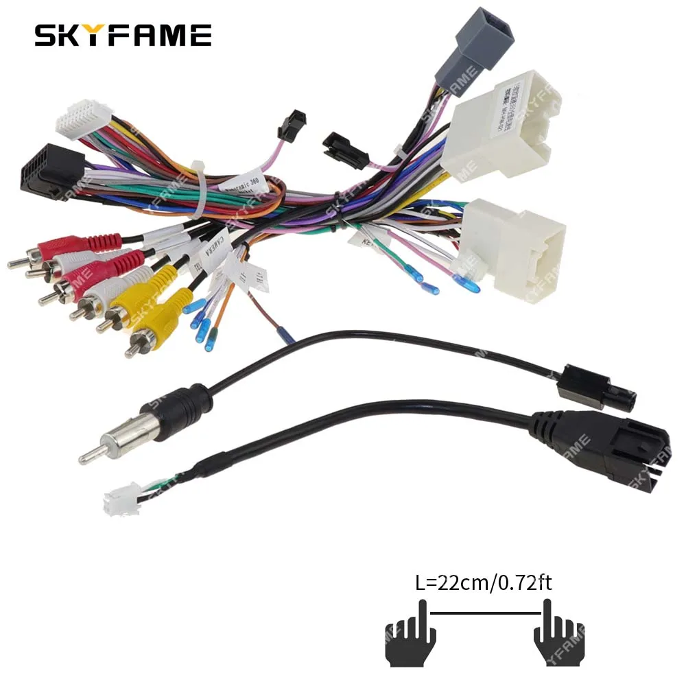 SKYFAME Car 16pin Wiring Harness Canbus Box Decoder For Mitsubishi Pajero Sport Triton Eclipse Asx Outlander MT-SS-07/RP5-MT-002